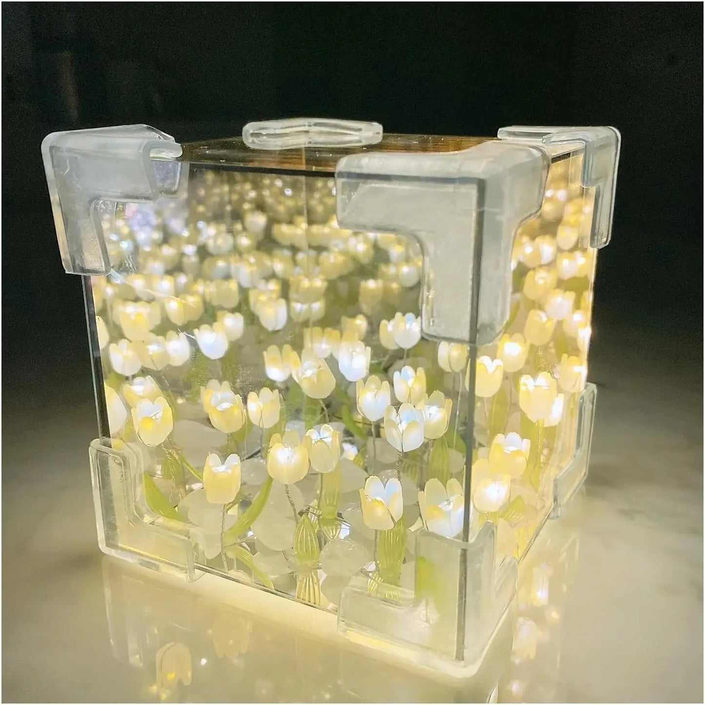 Tulip Mirror Cube Lamp