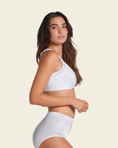 Unlined Wireless Posture Corrector Bra