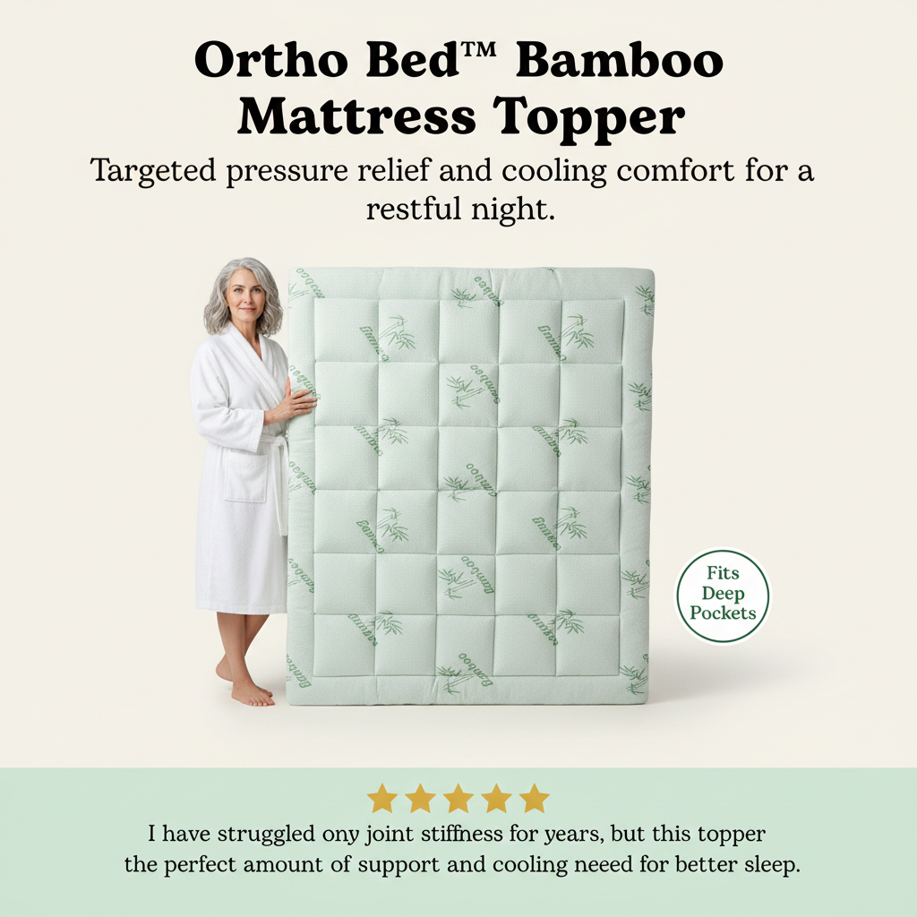 Ortho Bed™ Bamboo Mattress Topper