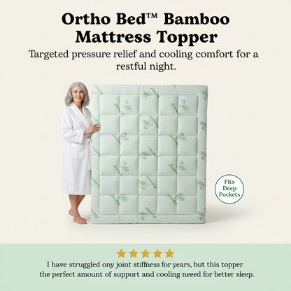 Ortho Bed™ Bamboo Mattress Topper