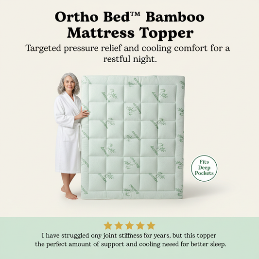Ortho Bed™ Bamboo Mattress Topper