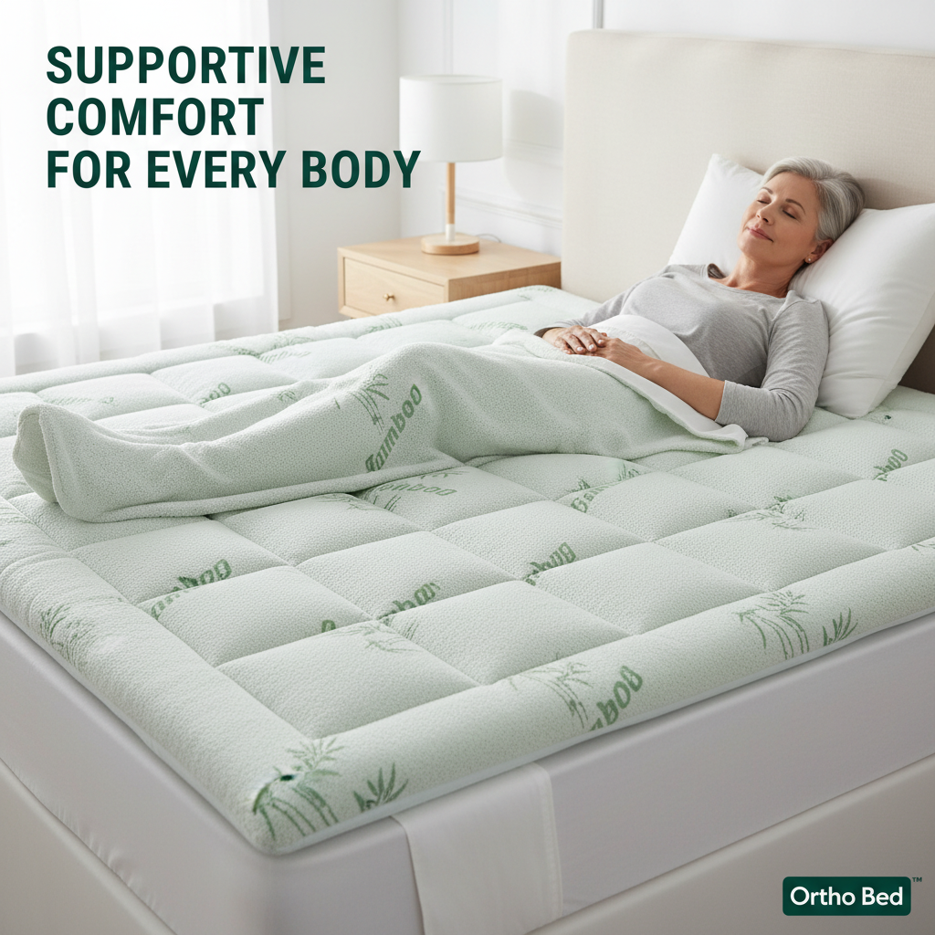 Ortho Bed™ Bamboo Mattress Topper