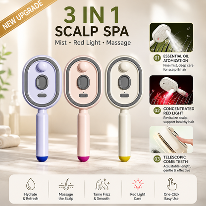 Mist & Massage Hair Brush
