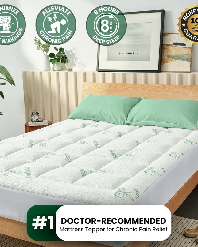 Ortho Bed™ Bamboo Mattress Topper