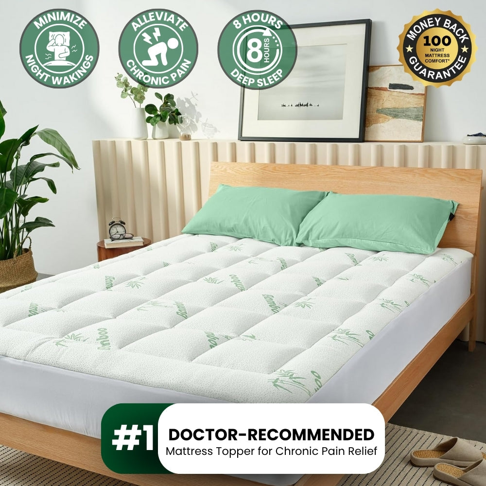 Ortho Bed™ Bamboo Mattress Topper