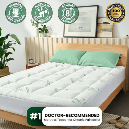 Ortho Bed™ Bamboo Mattress Topper