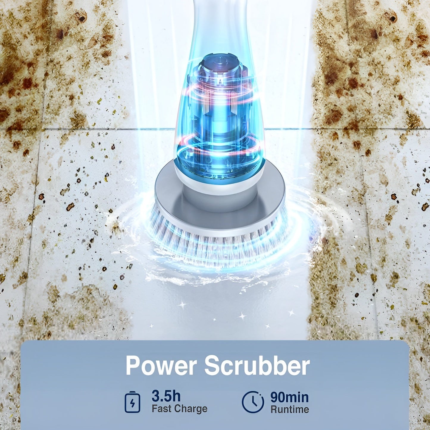 Magic Spin Cleaning Wand Scrubber™