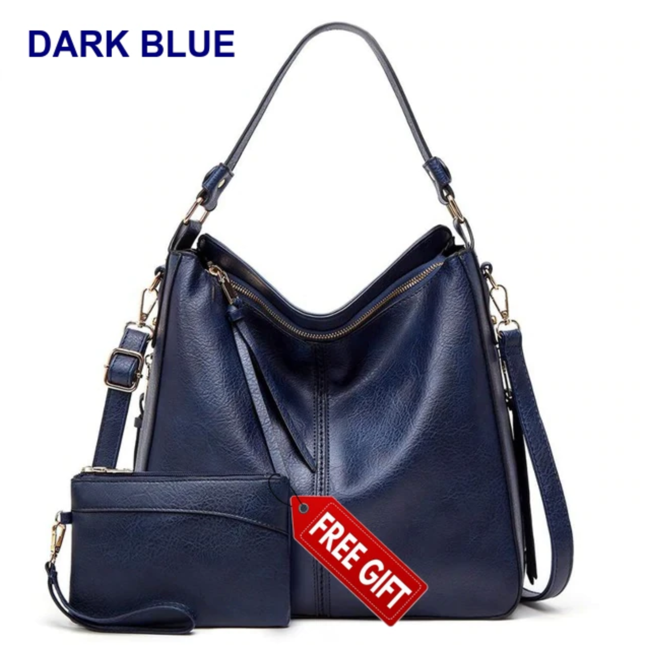 Elegant Vegan Leather Hobo Bag