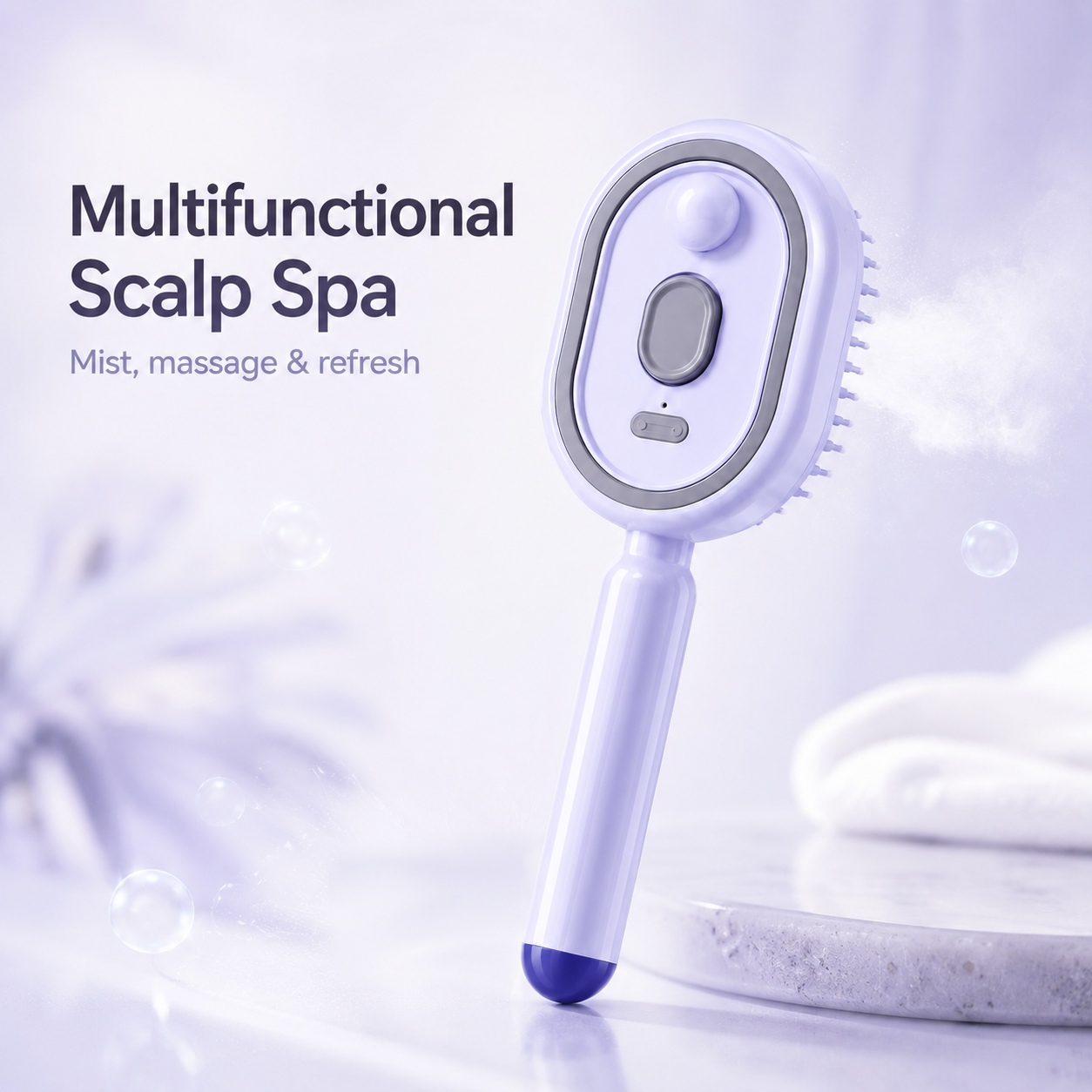 Mist & Massage Hair Brush