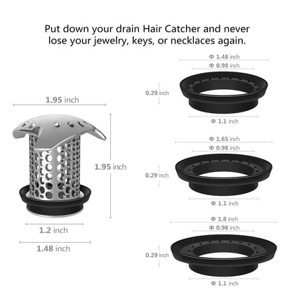 Hair-Free Tub Drain Protector