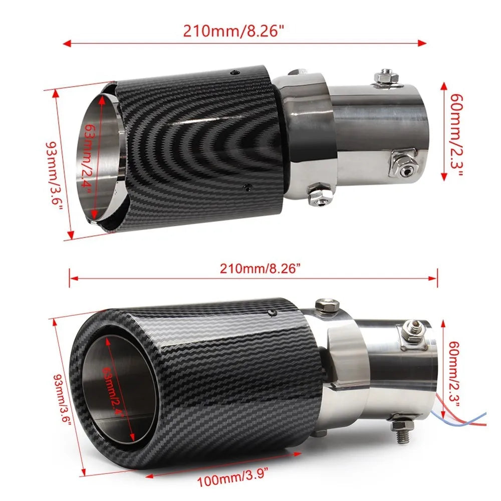 LED Exhaust Flame Pipe