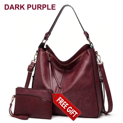 Elegant Vegan Leather Hobo Bag