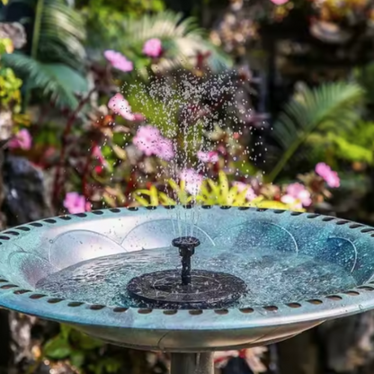 Sun-Powered Outdoor Water Fountain