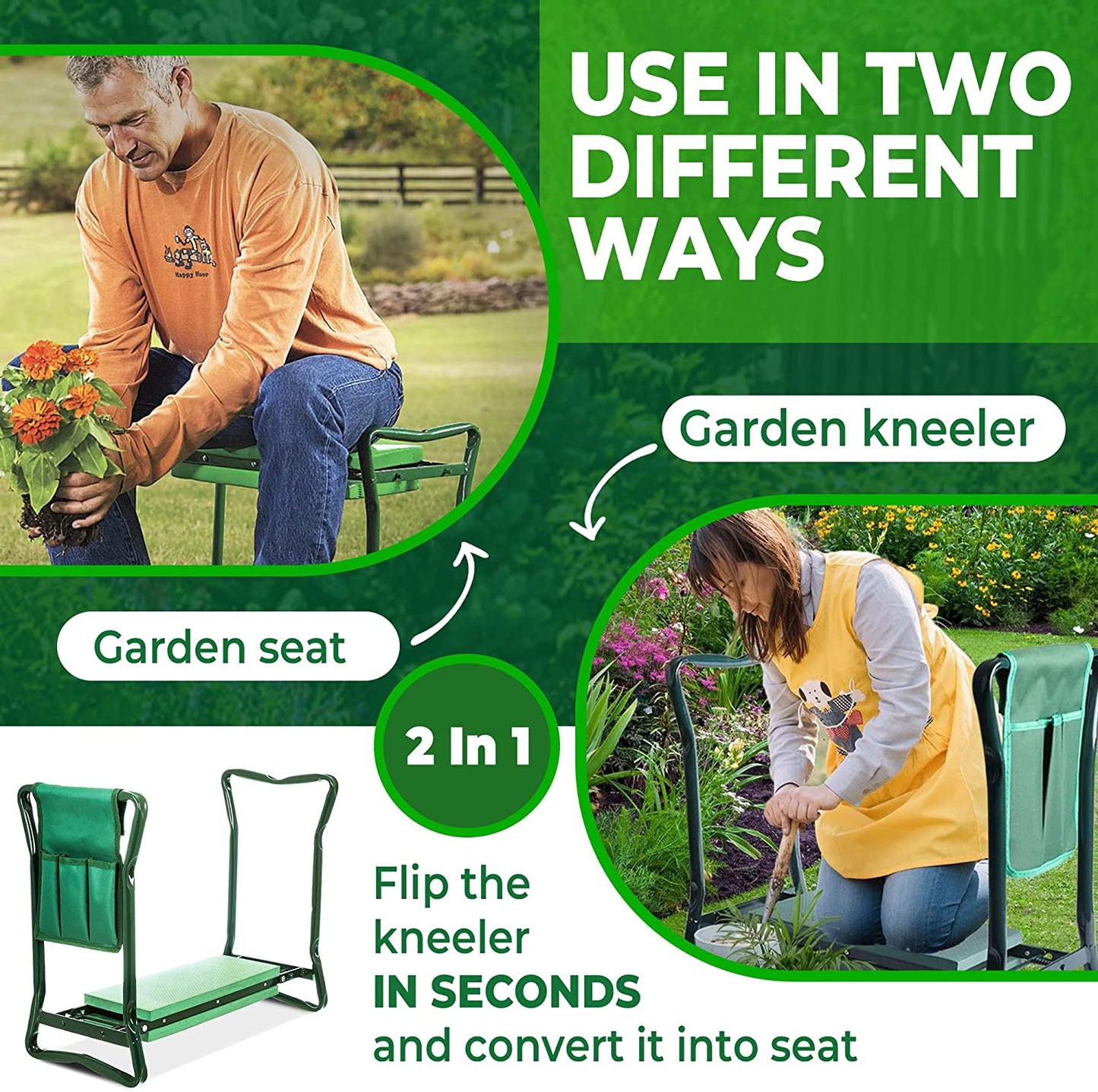 Garden Comfort Kneeler Seat
