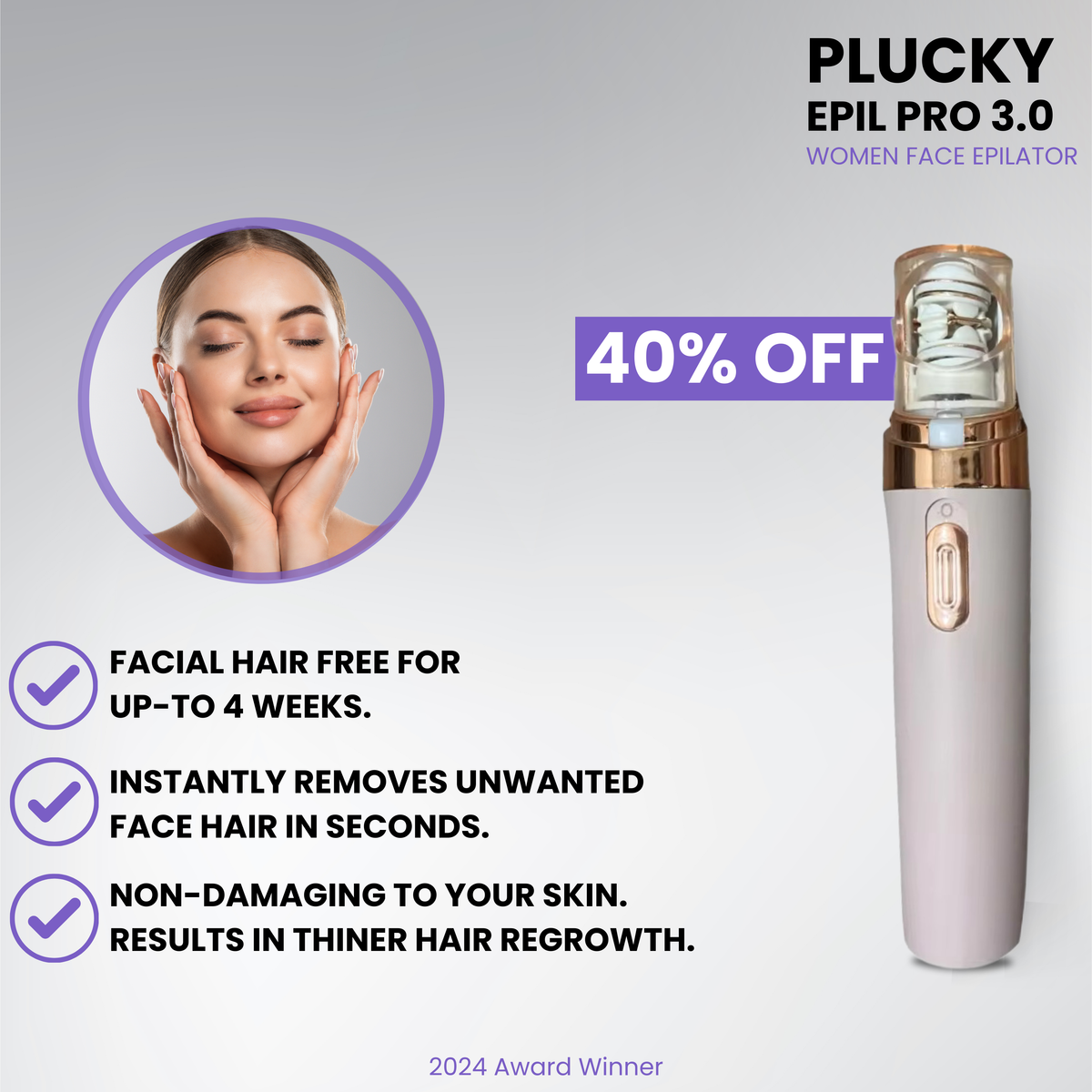 Gentle Facial Hair Remover