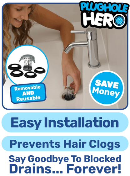 Hair-Free Tub Drain Protector