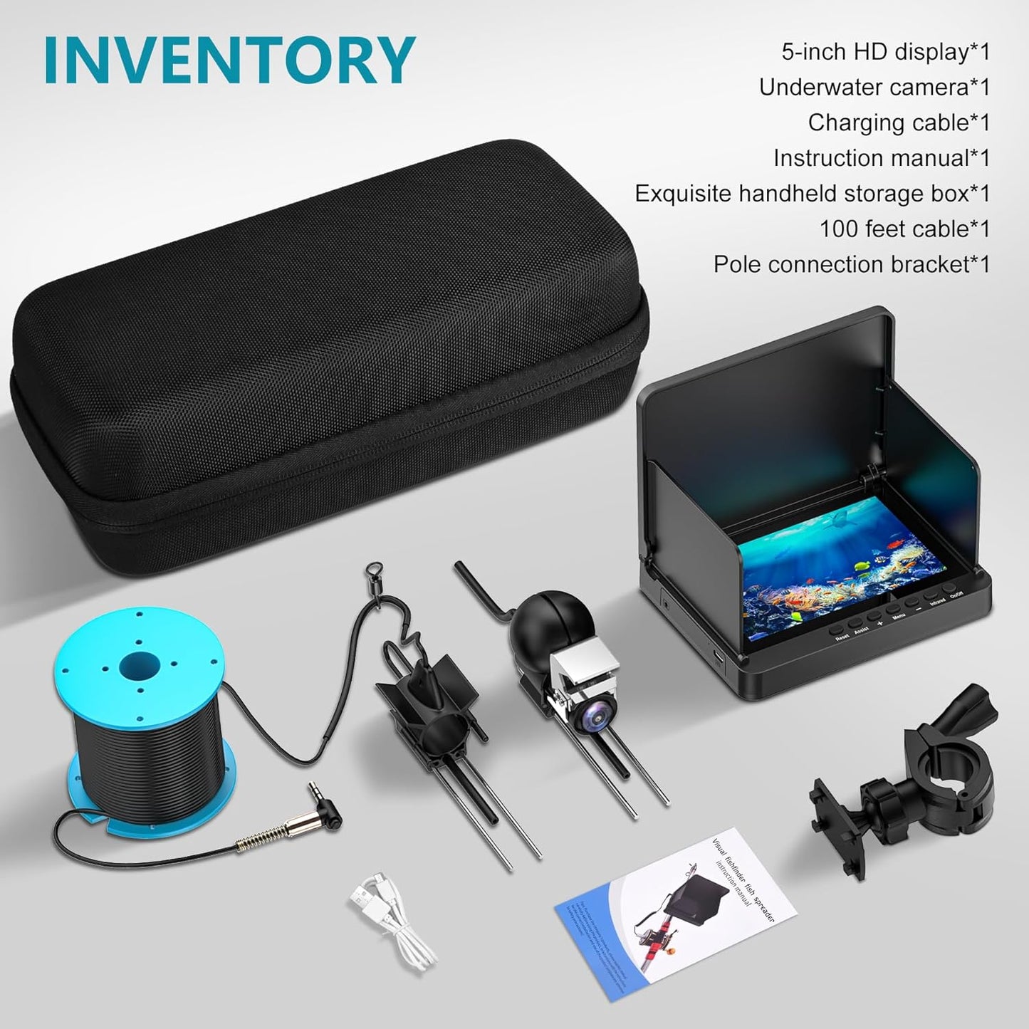 Handheld Fish Finder with Camera